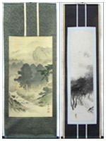 Japanese scroll paintings