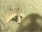 Tanuki painting